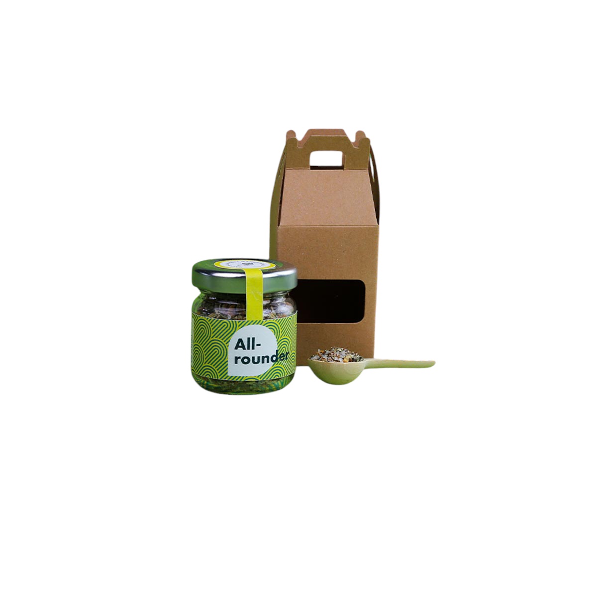 Label am Glas (100 x 79 mm)