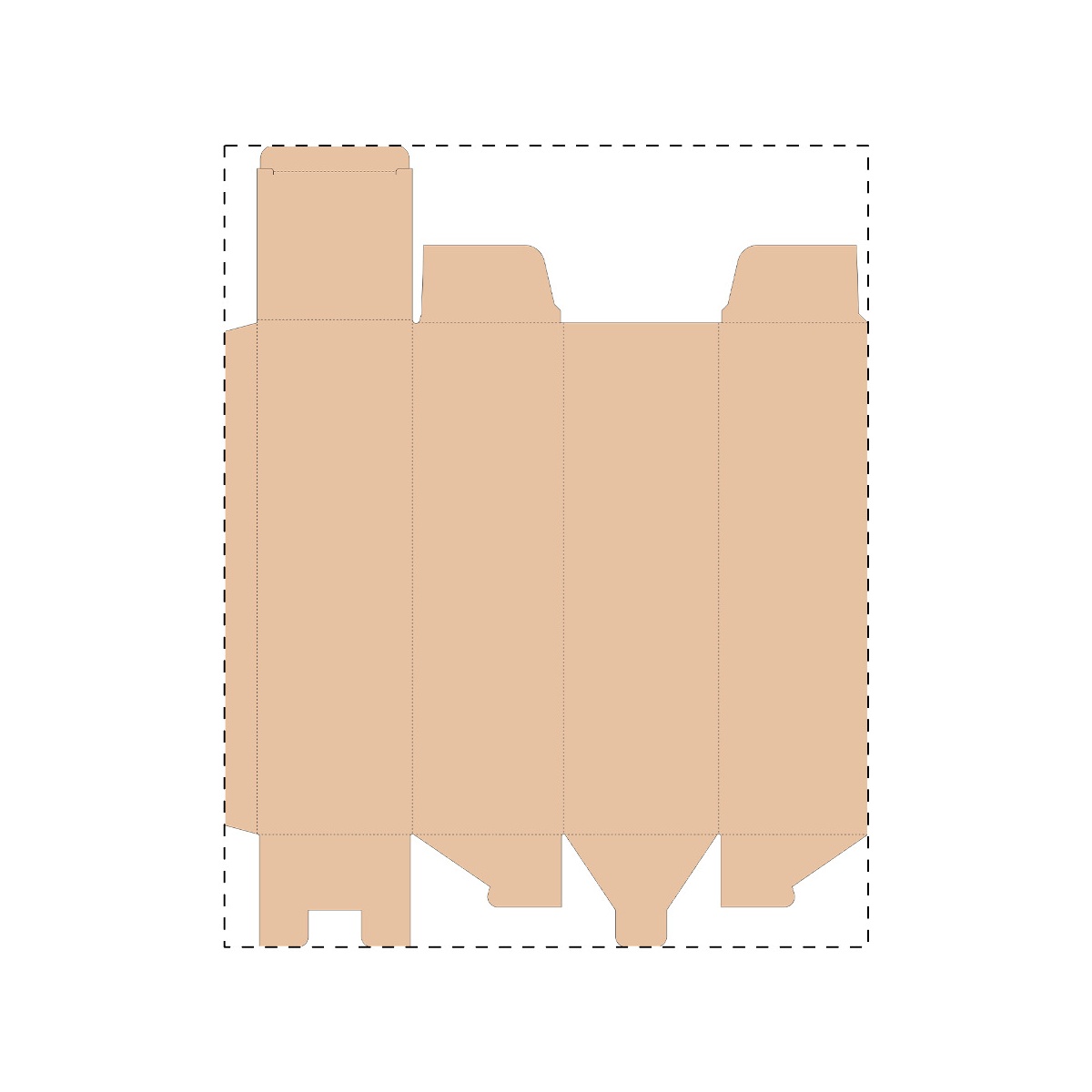 Maßgefertigter Kraft-Wellpappkarton (315 x 393 mm)