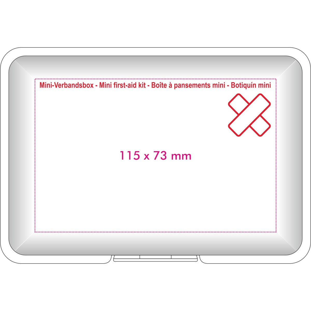 oben (11,5 x 7,3 cm)