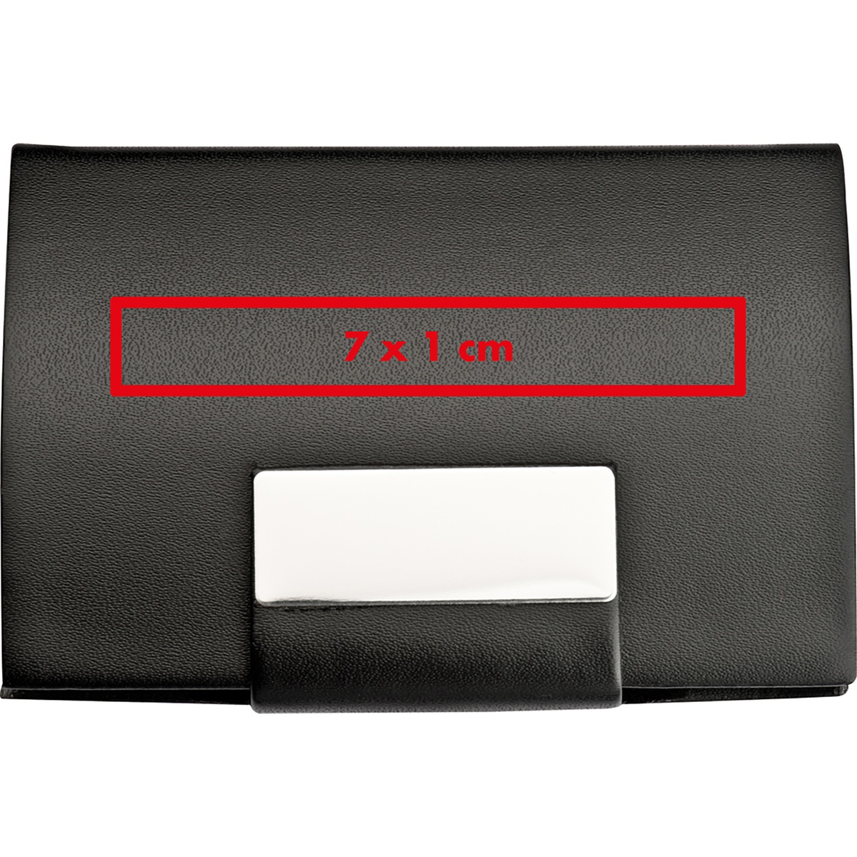 Auf der Metalloberfläche (7 x 1 cm)