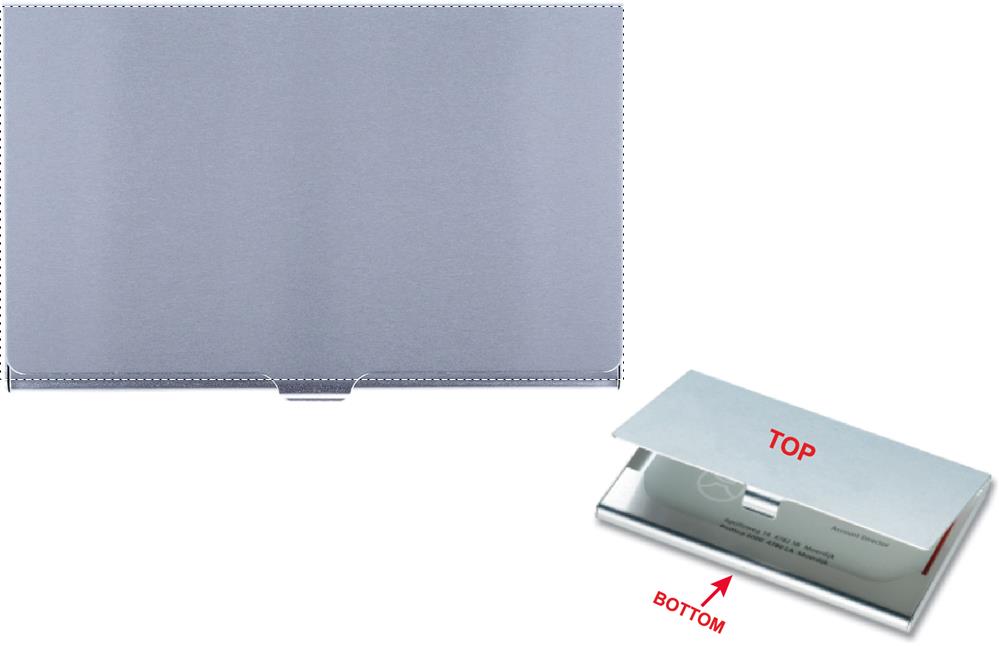 Oberseite Deckel (5,6 x 9,4 cm)