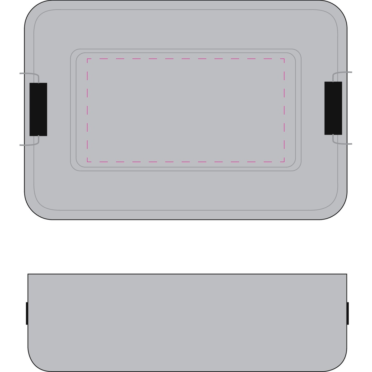 Auf den Deckel (5,5 x 10,5 cm)