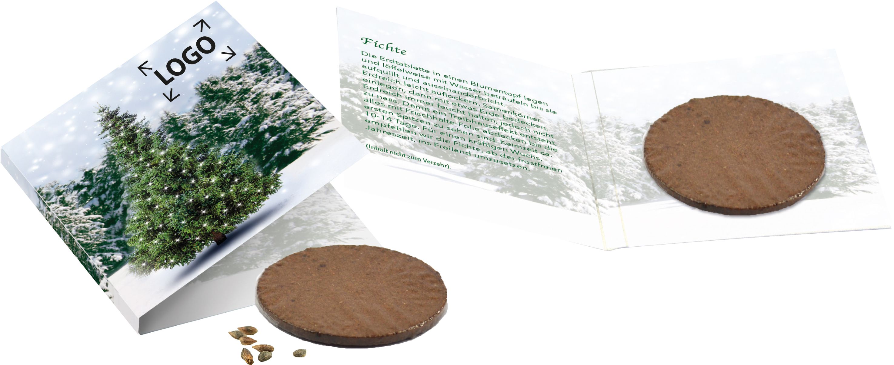 auf die Karte (14,5 x 9,0 cm)