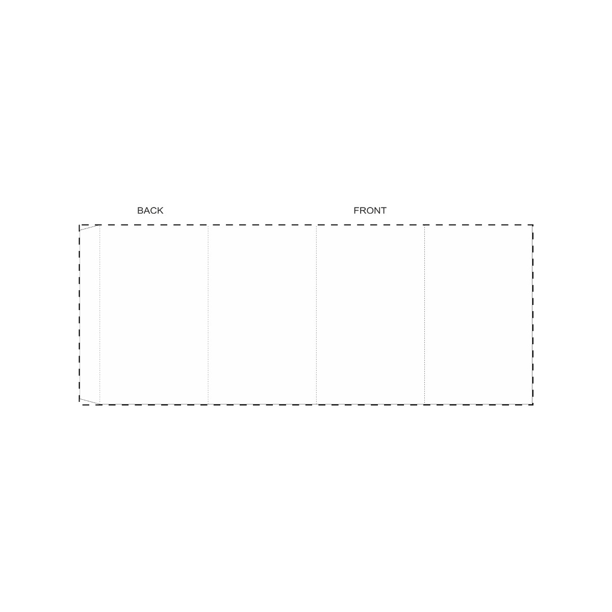 Maßgefertigte Papierbanderole (361 x 143 mm)