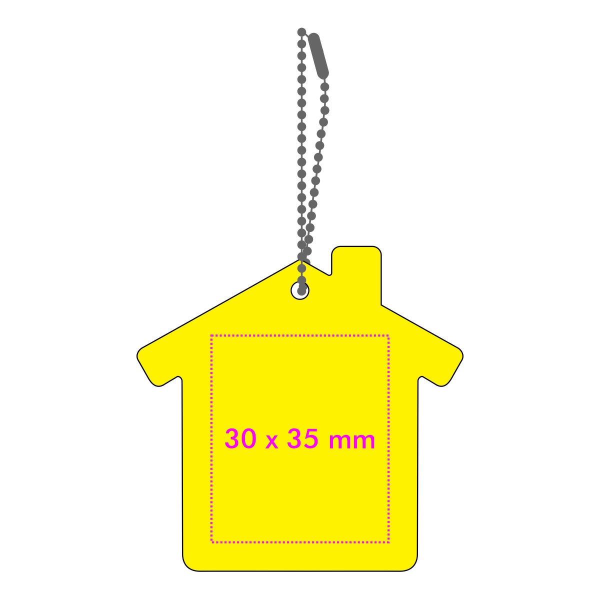 Vorderseite (3 x 3,5 cm)