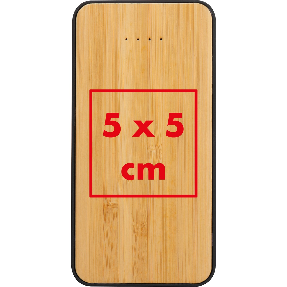 Auf der Holzoberfläche (5 x 5 cm)