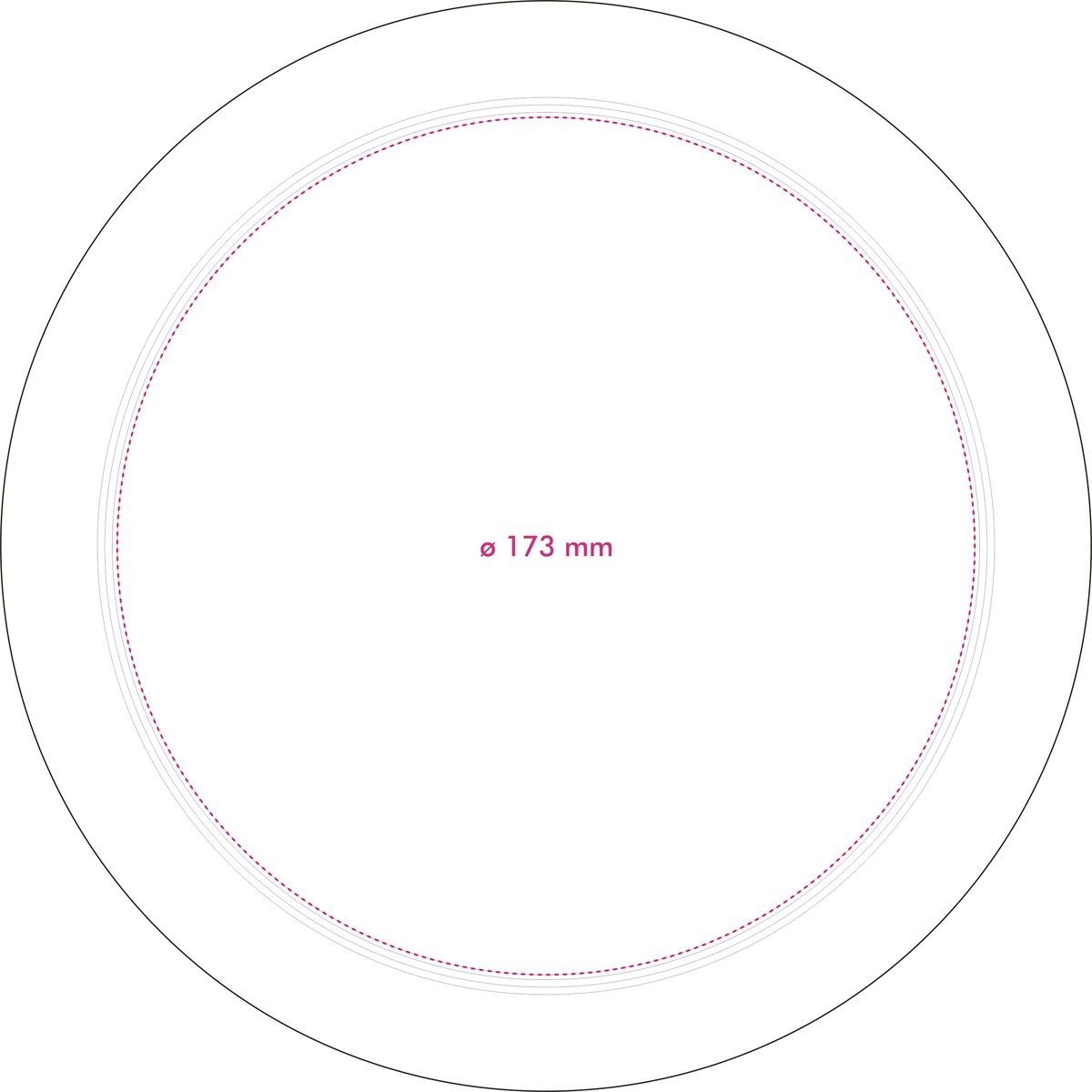 Vorderseite (ø 17,3 cm)