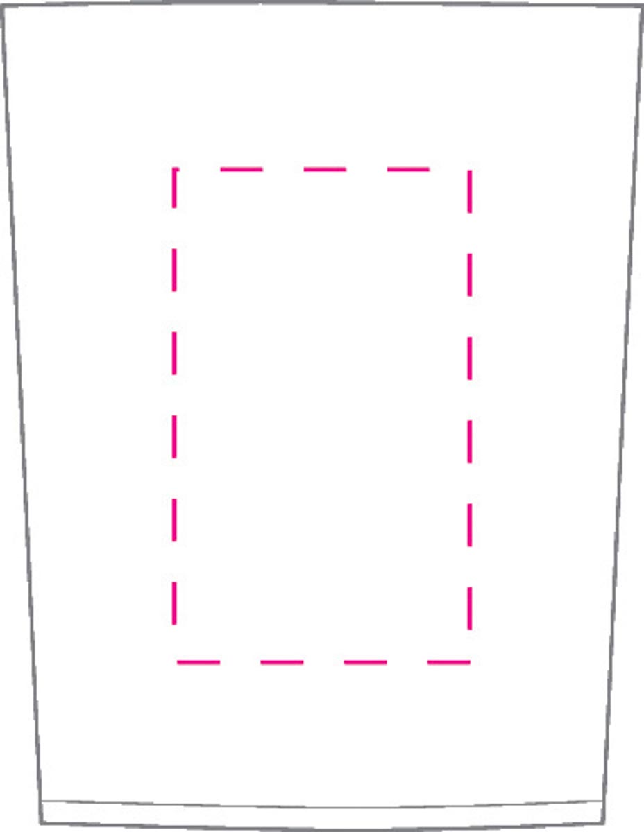 auf Becherseite (3x5 cm)