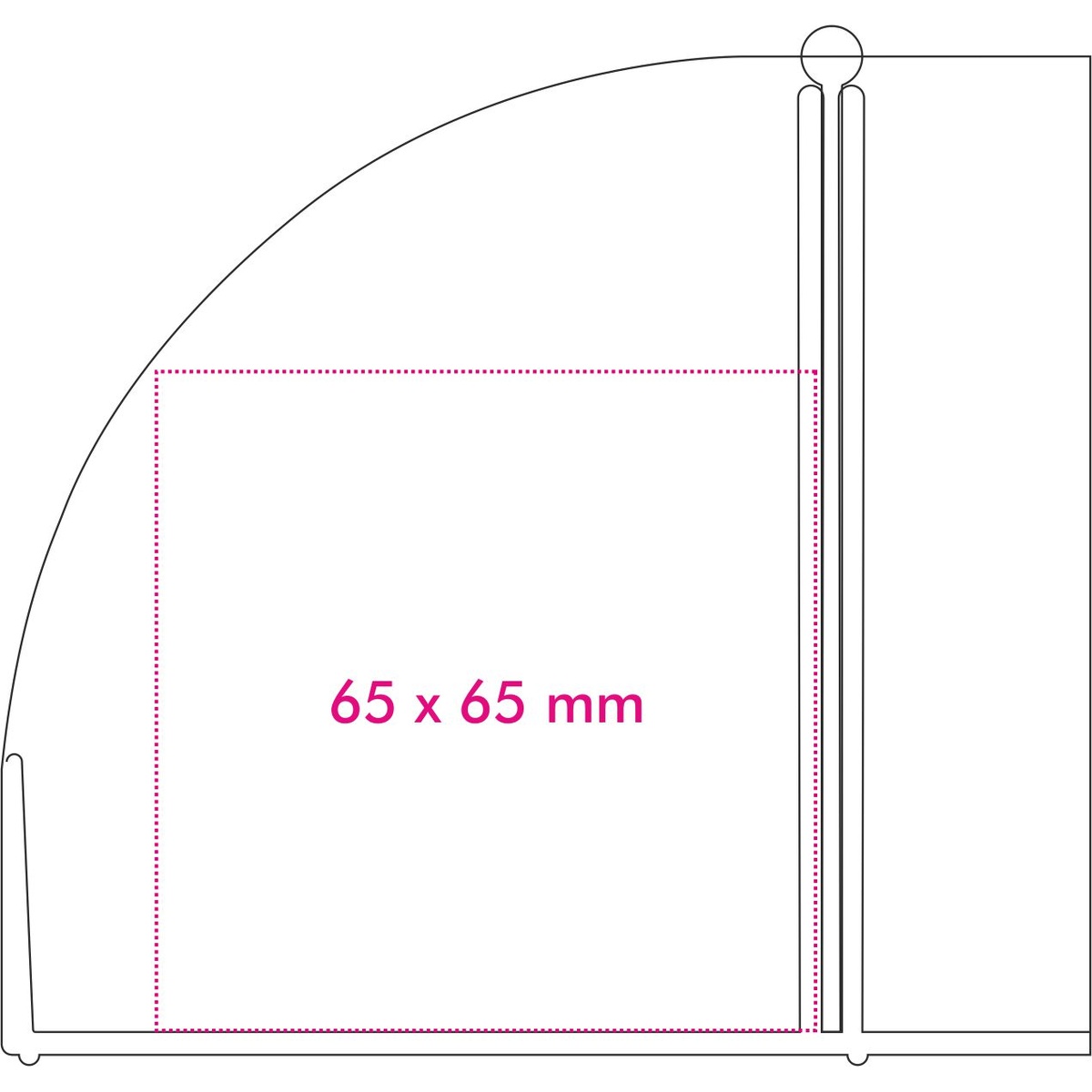 rechts (7,1 x 8,9 cm)