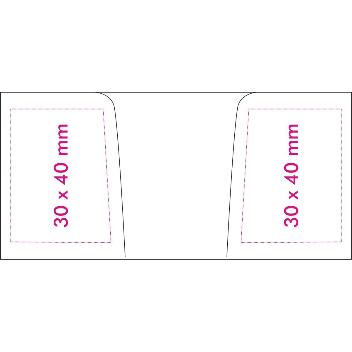 Vorderseite links (3 x 4 cm)