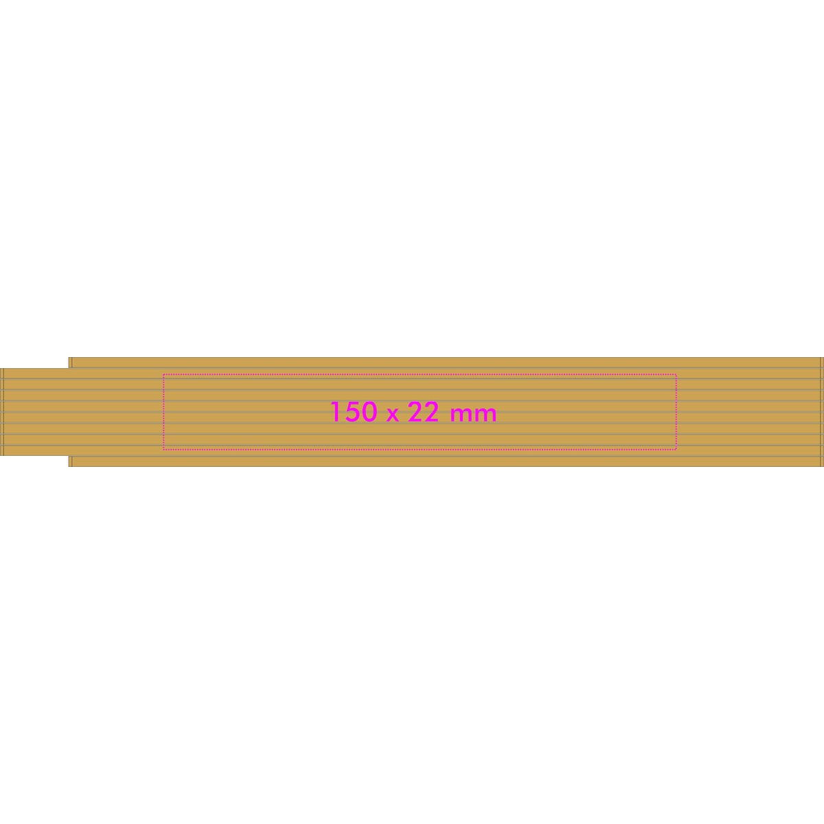 Rückseite (23,9 x 3,2 cm)