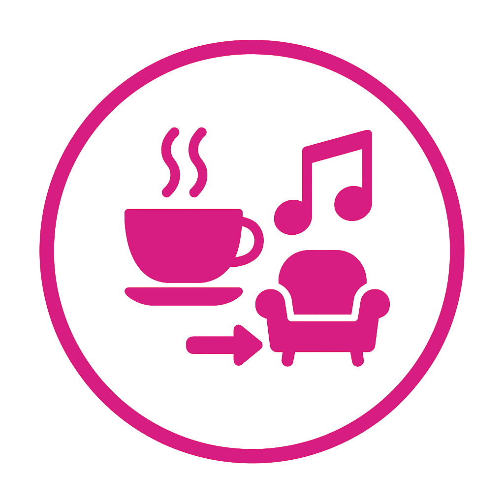 Ruhezone mit Musik und Kaffee – „Business Slow Down“ Ruhezone mit Musik und Kaffee – „Business Slow Down“