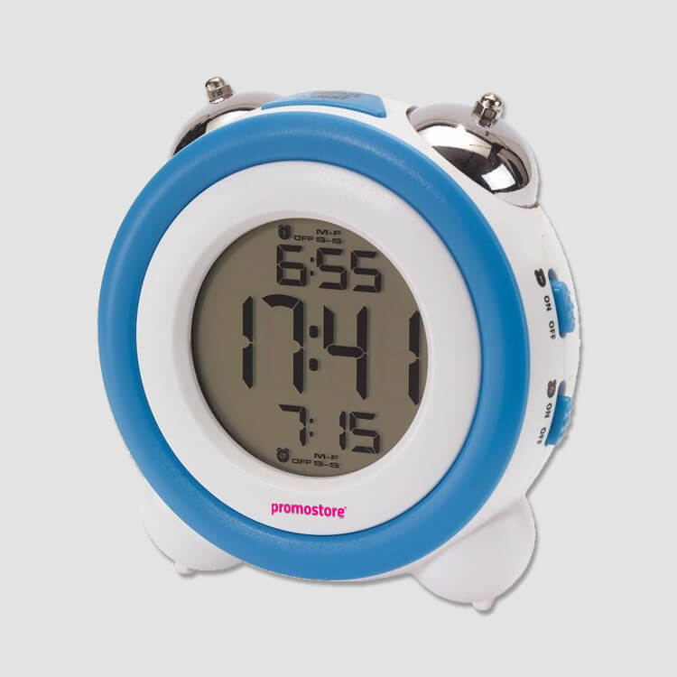 Mit Logo bedruckte Wecker Mit Logo bedruckte Wecker
