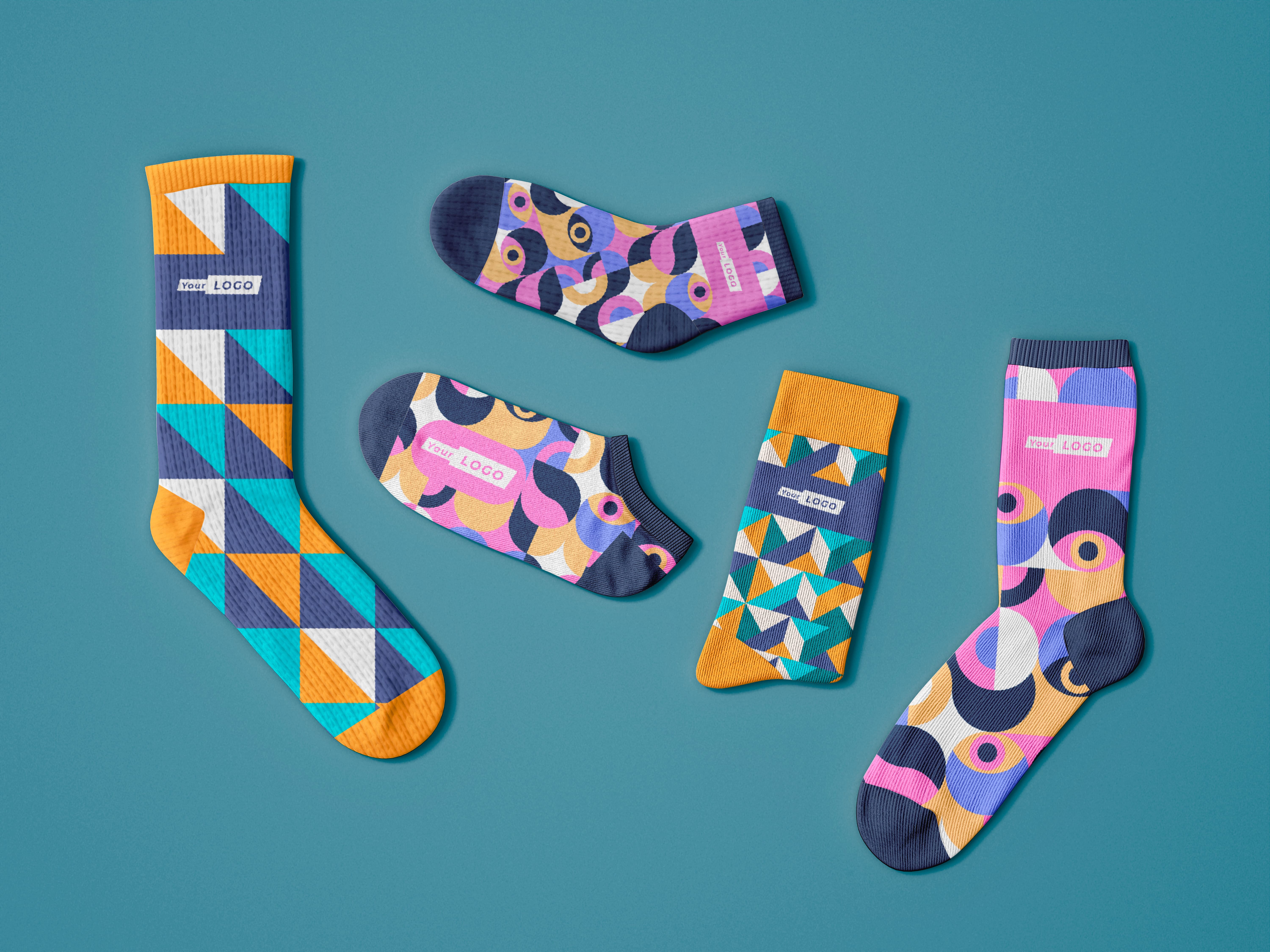 Promostore bunte Premium Socken Bild