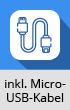 inkl. Micro-USB-Kabel