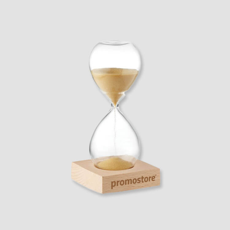 Sanduhren mit Logo bedrucken Sanduhren mit Logo bedrucken