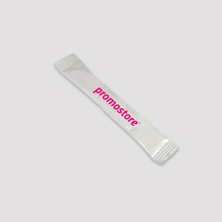 Mit Logo bedruckte Zuckersticks Mit Logo bedruckte Zuckersticks